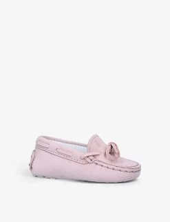 Gommino Lace-up Suede Driving Shoes 0-12 Months -Kid Couture R03993428 PALEPINK ALT02