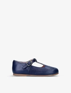 Mallory T-bar Leather Shoes 2-4 Years