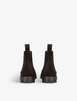 Oscar Suede Chelsea Boots 8-10 Years 7 Oscar Suede Chelsea Boots 8-10 Years -Kid Couture R03997302 DARKBROWN ALT03