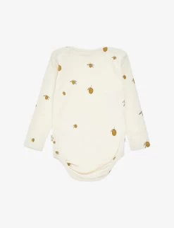 Lemon-print Stretch-cotton Bodysuit 9-18 Months 5 Lemon-print Stretch-cotton Bodysuit 9-18 Months -Kid Couture R03999193 LEMON ALT02