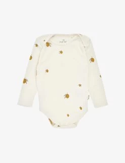 Lemon-print Stretch-cotton Bodysuit 9-18 Months