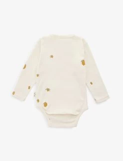 Cherry-print Organic-cotton Babygrow 0-6 Months -Kid Couture R03999195 LEMON ALT02
