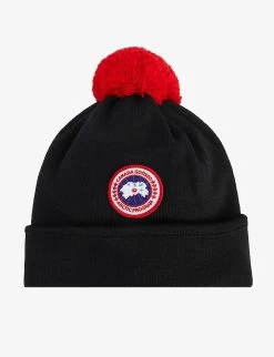 Kid Couture 26 Canada Goose Arctic Disc Pom-pom Wool Beanie 2-7 Years