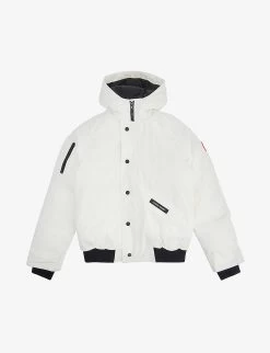 Canada Goose Rundle Hooded Shell-down Bomber Jacket 7-16 Years