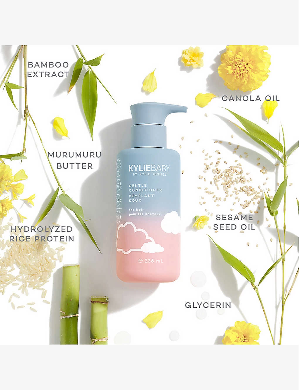 Kylie Baby Gentle Conditioner 236ml 3 Kylie Baby Gentle Conditioner 236ml - Image 3