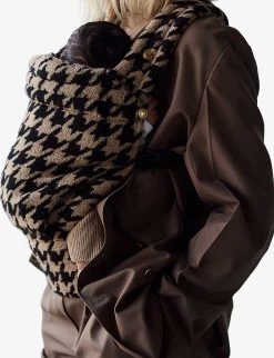 Zeitgeist Tweed Cashmere, Organic-cotton And Silk-blend Baby Carrier -Kid Couture R04004306 TWEED ALT02