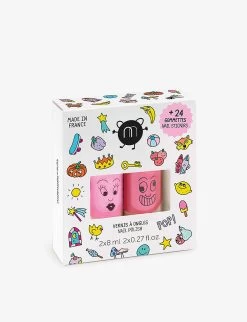POP Nail Polish And Stickers Set