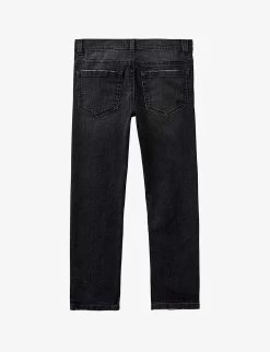 Benetton Slim-fit Stretch-denim Jeans 6-14 Years -Kid Couture R04008179 WASHEDBLACK ALT02