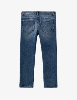 Benetton Slim-fit Stretch-denim Jeans 6-14 Years 5 Benetton Slim-fit Stretch-denim Jeans 6-14 Years -Kid Couture R04008180 DENIMBLUE ALT02