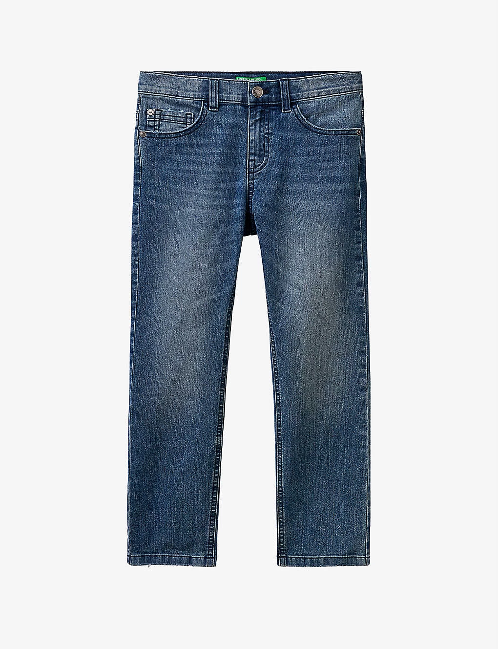 Benetton Slim-fit Stretch-denim Jeans 6-14 Years 1 Benetton Slim-fit Stretch-denim Jeans 6-14 Years