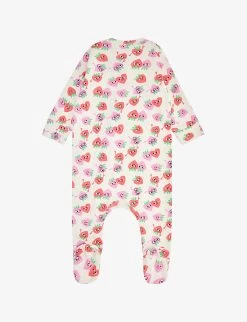 Graphic-print Four-piece Organic Cotton Set 0-12 Months 7 Graphic-print Four-piece Organic Cotton Set 0-12 Months -Kid Couture R04008187 STRAWBERRY ALT02