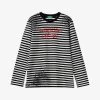 Benetton Striped Slogan-print Long-sleeved Cotton-jersey T-shirt 6-14 Years