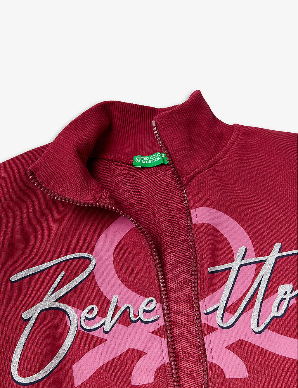 Benetton Logo-print Cotton Sweatshirt 6-14 Years 2 Benetton Logo-print Cotton Sweatshirt 6-14 Years - Image 2