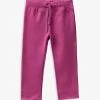 Benetton Logo-embroidered Organic-cotton Jogging Bottoms 1-6 Years