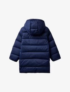 Benetton Feather-and-down-padded Shell Coat 6-12 Years -Kid Couture R04008431 NAVYBLUE ALT02