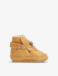 Aggas Gingerbread Leather Boots 0 Months - 2 Years