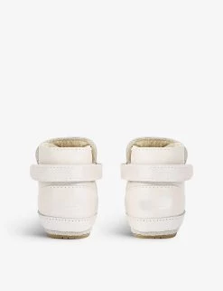 Cubow Bow-embellished Leather Boots 0 Months - 2 Years -Kid Couture R04009138 CREAM ALT03