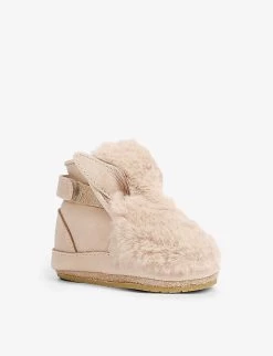 Winter Bunny Leather And Faux-fur Boots 0 Months - 2 Years 6 Winter Bunny Leather And Faux-fur Boots 0 Months - 2 Years -Kid Couture R04009139 BEIGE ALT02