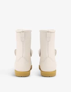 Wadudu Snow Bunny Leather Boots 3-6 Years -Kid Couture R04009144 WHITE ALT03