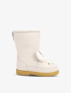 Wadudu Snow Bunny Leather Boots 3-6 Years