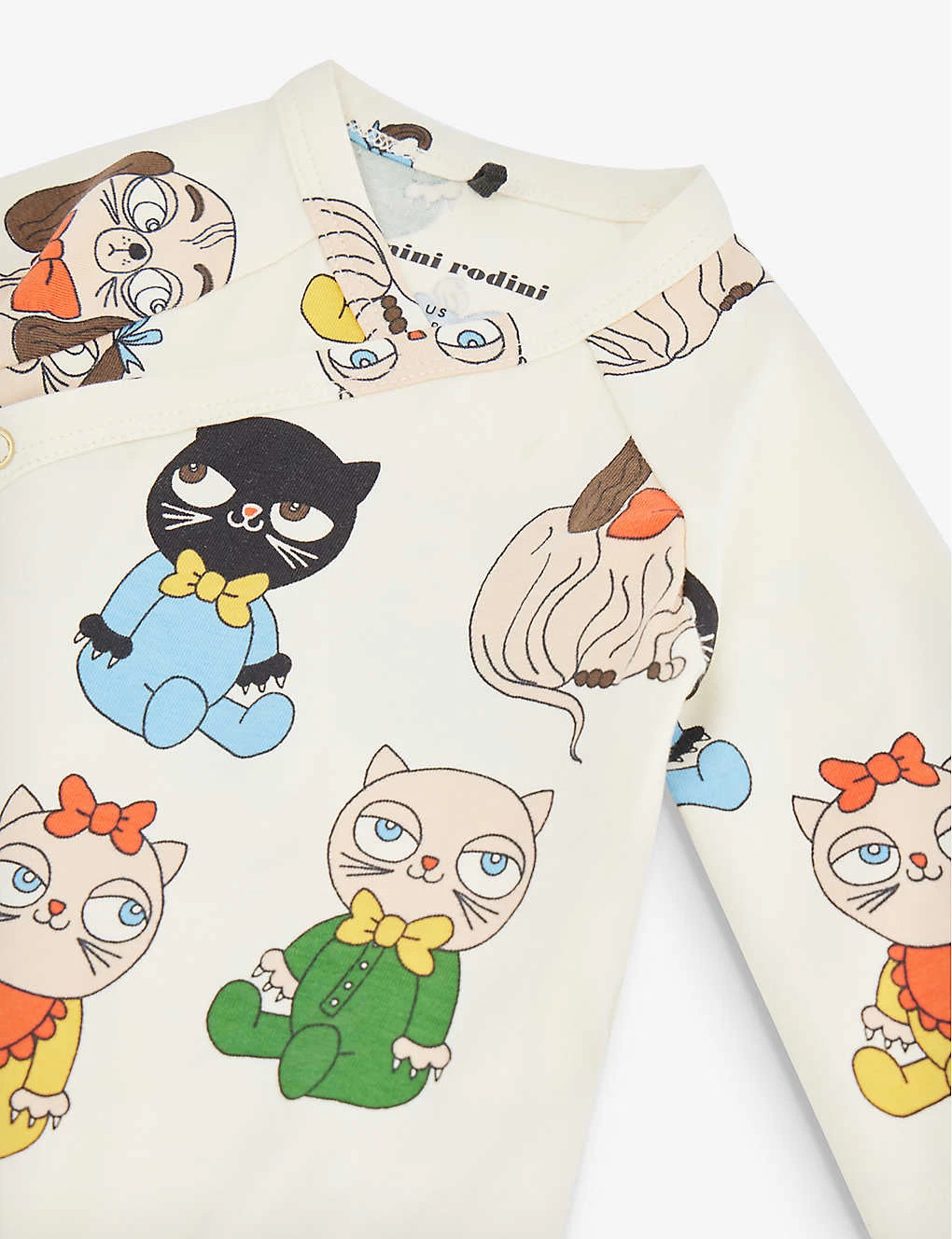 Mini Rodini Minibabies Graphic-pattern Stretch-organic Cotton Bodysuit 0-3 Months 2 Mini Rodini Minibabies Graphic-pattern Stretch-organic Cotton Bodysuit 0-3 Months - Image 2