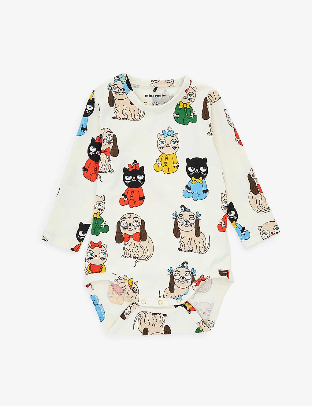 Mini Rodini Graphic-print Stretch-cotton Baby Grow 1-18 Months 1 Mini Rodini Graphic-print Stretch-cotton Baby Grow 1-18 Months