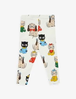 Mini Rodini Graphic-print Stretch-cotton Leggings 1 Month-2 Years -Kid Couture R04009844 MULTI ALT02