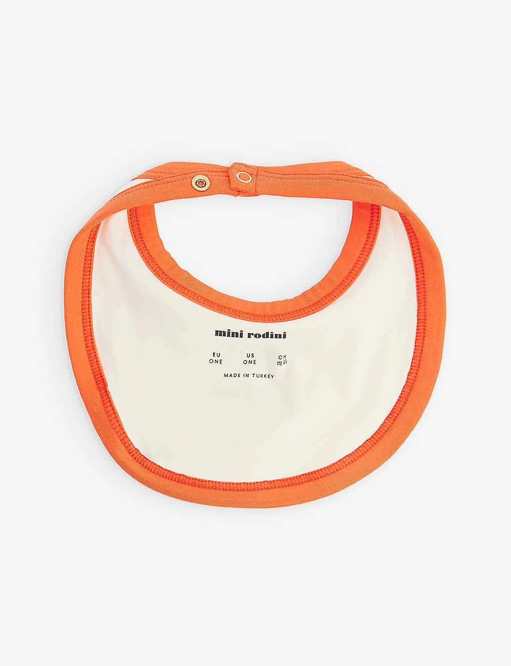 Mini Rodini Mini Babies Graphic-print Stretch-cotton Jersey Bib 3 Mini Rodini Mini Babies Graphic-print Stretch-cotton Jersey Bib - Image 3