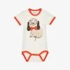Mini Rodini Graphic-print Cotton-jersey Body 1-18 Months