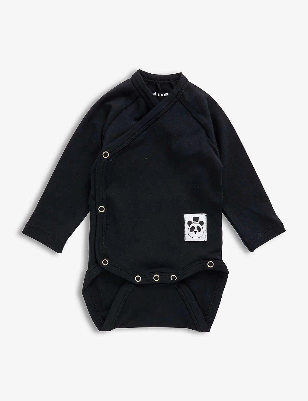 Mini Rodini Wrap Stretch-lyocell Bodysuit 0-3 Months 1 Mini Rodini Wrap Stretch-lyocell Bodysuit 0-3 Months