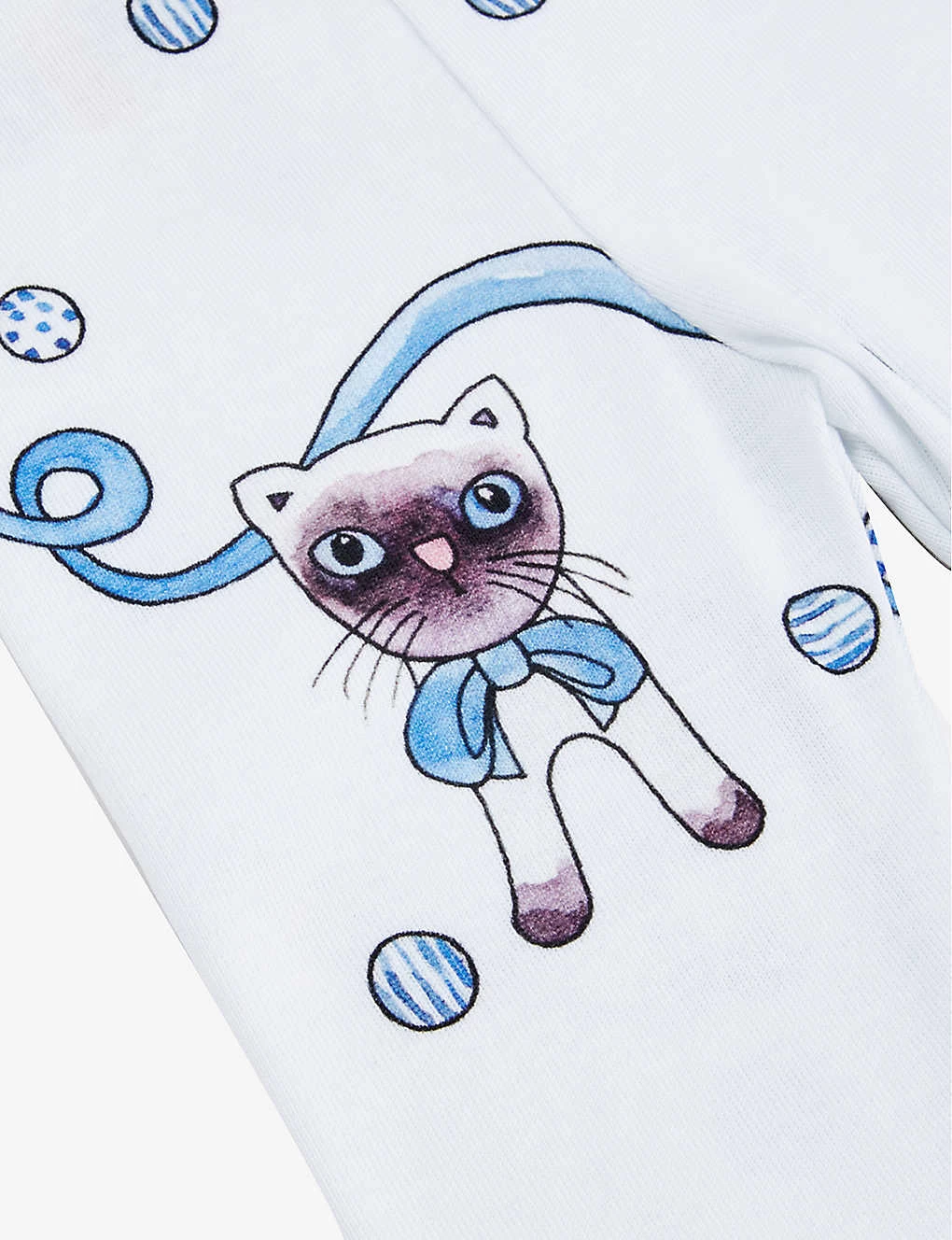 Mini Rodini Siamese Cat-print Cotton-jersey Leggings 0-3 Months 2 Mini Rodini Siamese Cat-print Cotton-jersey Leggings 0-3 Months - Image 2