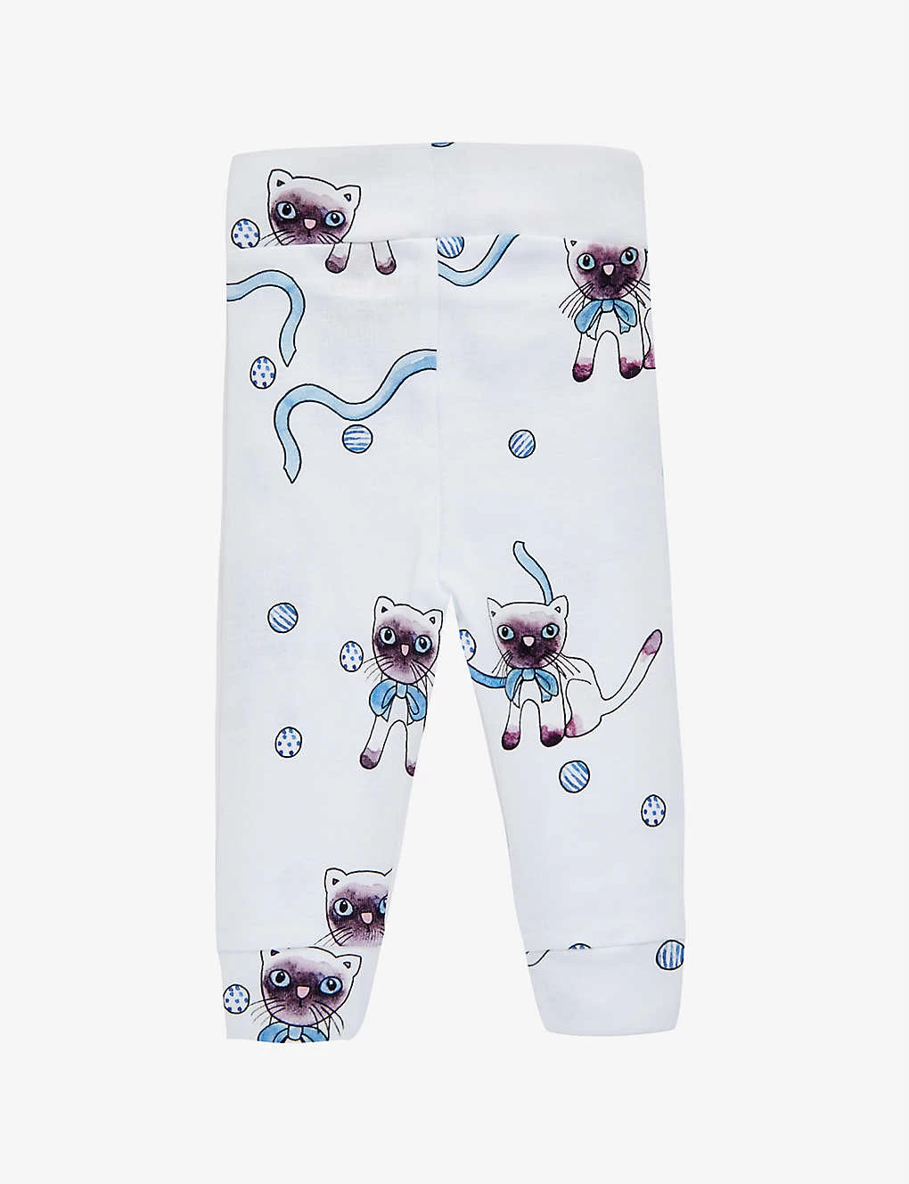 Mini Rodini Siamese Cat-print Cotton-jersey Leggings 0-3 Months 3 Mini Rodini Siamese Cat-print Cotton-jersey Leggings 0-3 Months - Image 3