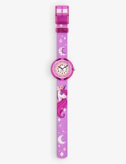 Flik Flak FBNP195 Dreaming Unicorn Bio-sourced Plastic Quartz Watch 5 Flik Flak FBNP195 Dreaming Unicorn Bio-sourced Plastic Quartz Watch -Kid Couture R04010276 ALT02