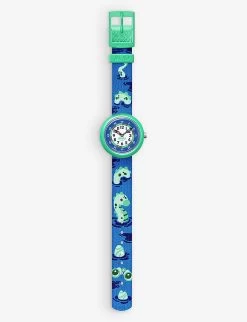 Flik Flak FBNP199 Nessie-ncredible Bio-sourced Plastic Quartz Watch 5 Flik Flak FBNP199 Nessie-ncredible Bio-sourced Plastic Quartz Watch -Kid Couture R04010279 ALT02