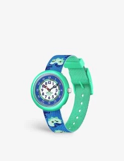 Flik Flak FBNP199 Nessie-ncredible Bio-sourced Plastic Quartz Watch