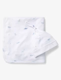 Dinosaur-print Two-piece Organic-cotton Set 0-12 Months