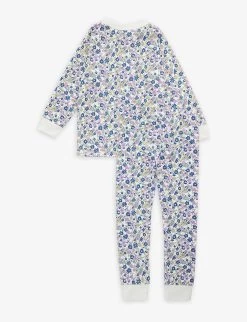 Floral-print Organic-cotton Pyjama Set 1-13 Years -Kid Couture R04046641 WINTERFLORAL ALT02