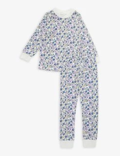 Floral-print Organic-cotton Pyjama Set 1-13 Years