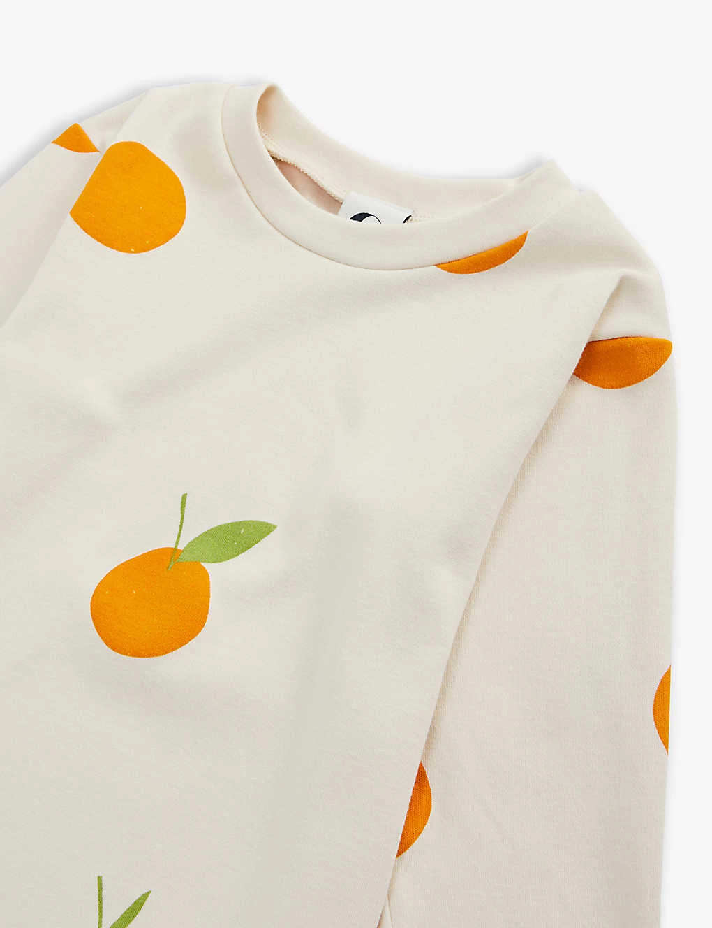 Orange-print Cotton-jersey Pyjamas 1-13 Years 2 Orange-print Cotton-jersey Pyjamas 1-13 Years - Image 2