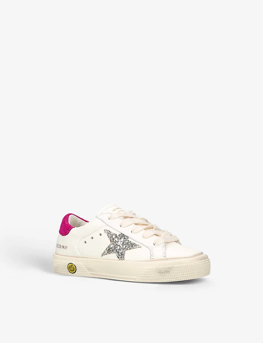 Golden Goose May Glitter Star-embellished Leather Trainers 6 Months-5 Years 3 Golden Goose May Glitter Star-embellished Leather Trainers 6 Months-5 Years - Image 3