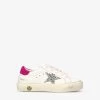 Golden Goose May Glitter Star-embellished Leather Trainers 6 Months-5 Years