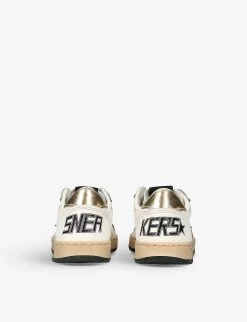 Golden Goose Ball Star Junior Leather Trainers 6 Months - 5 Years -Kid Couture R04055926 WHITE ALT03