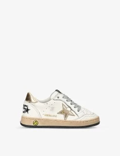 Golden Goose Ball Star Junior Leather Trainers 6 Months - 5 Years