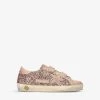 Golden Goose Old School Glitter And Suede Trainers 6-9 Years