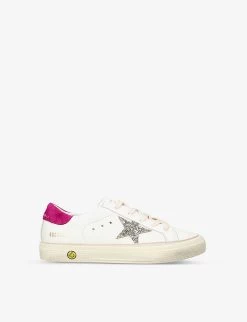 Golden Goose May Star Leather Trainers 6-9 Years