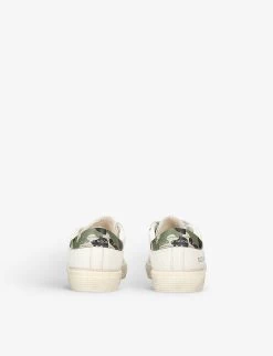 Golden Goose May Star-motif Leather Trainers 6-10 Years -Kid Couture R04055958 WHITEOTH ALT03
