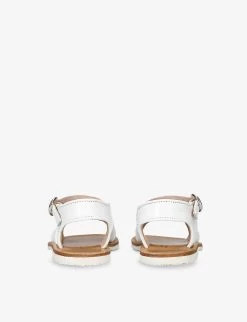 Sophia Webster Amore Heart Glitter-embellished Leather Sandals 6 Months-5 Years -Kid Couture R04059667 WHITERED ALT03