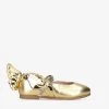 Sophia Webster Heavenly Wing-embellished Metallic-leather Ballet Pumps 6 Months-9 Years