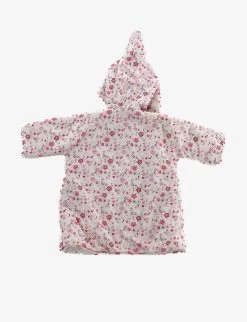 Pre-loved Dior Floral-print Cotton Bathrobe 0-3 Months -Kid Couture R04066532 WHITEPINK ALT02
