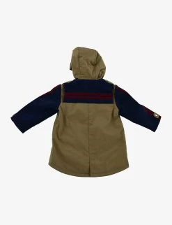 Pre-loved Dior Clock-patch Cotton Jacket 18-24 Months -Kid Couture R04066535 KHAKINAVY ALT02